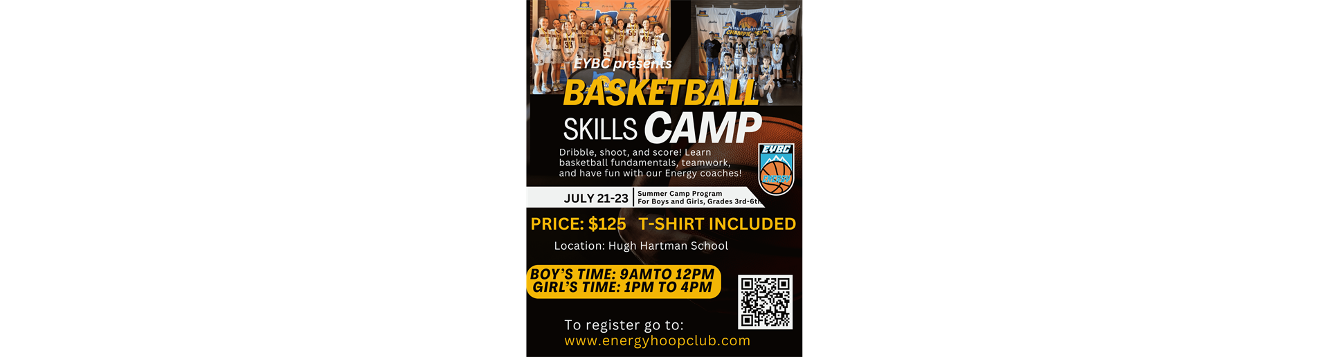 EYBC Basketball Skills Camp